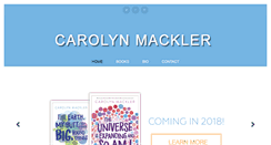 Desktop Screenshot of carolynmackler.com